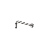 Outdoor Shower Arm 400mm XXX SS316 - front view, bathroom fixture