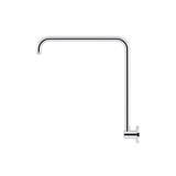 High Rise Shower Arm - rear mounting detail, bathroom fixture