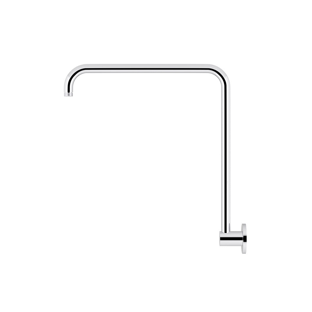 High Rise Shower Arm - rear mounting detail, bathroom fixture