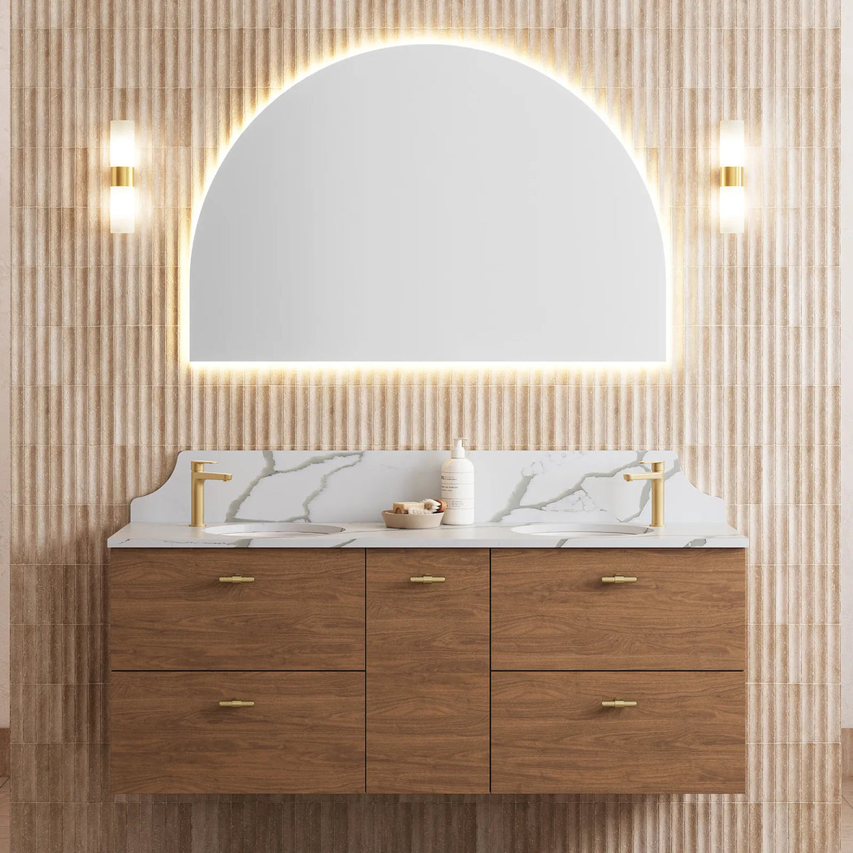 Timberline Marshall Vanity 2100mm Double Bowl