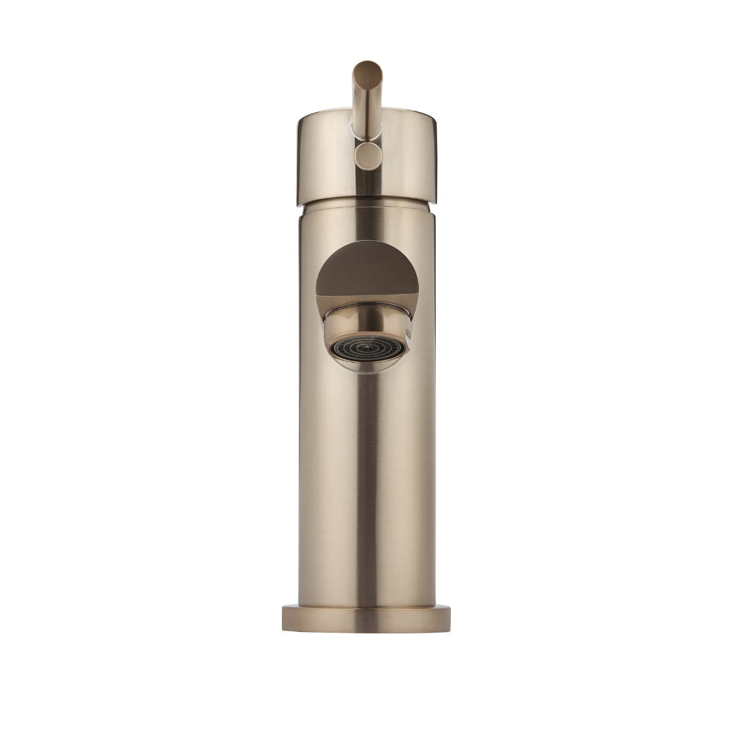 Round Basin Mixer in Matte Black - side profile view (12 of 36)