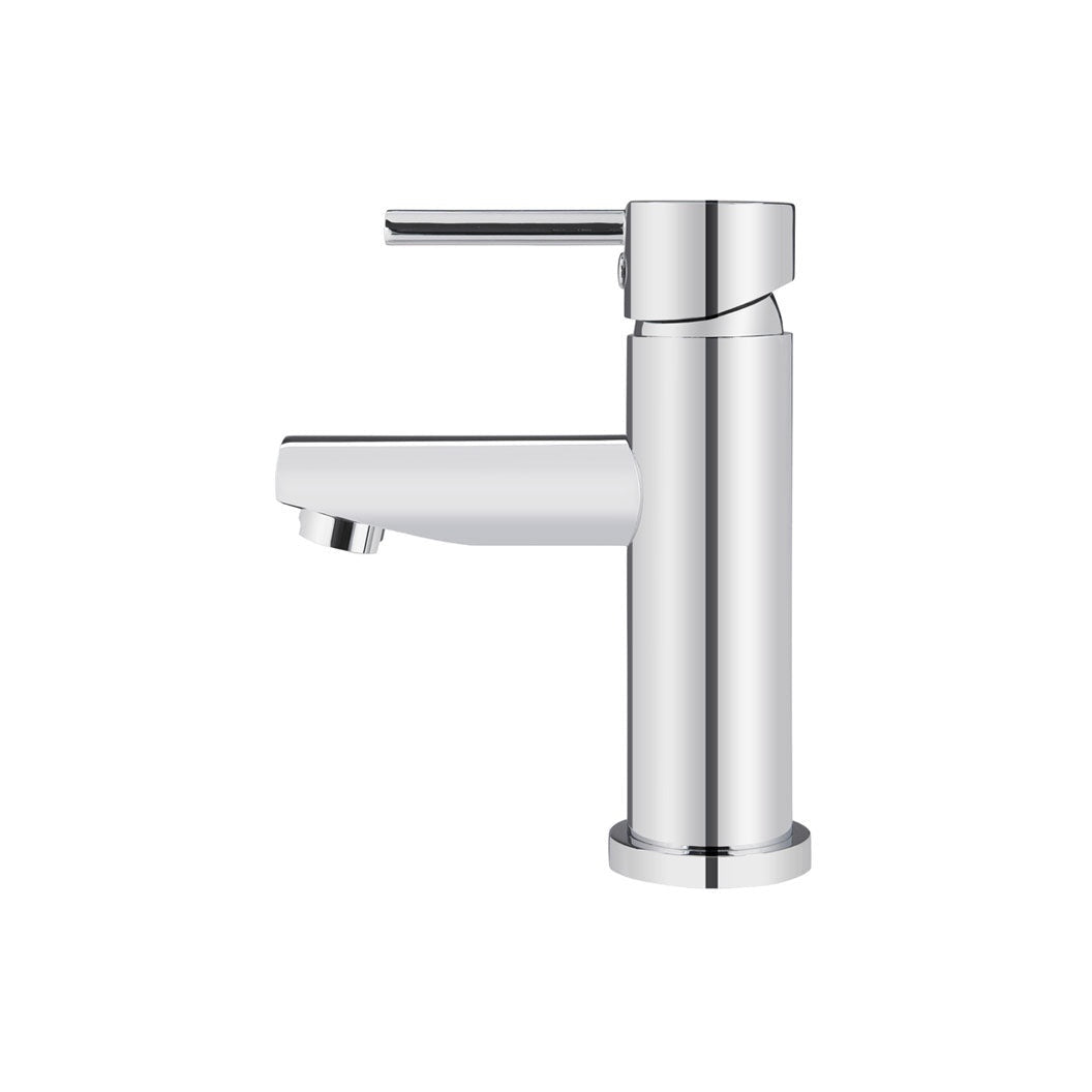 Round Basin Mixer - Polished Chrome