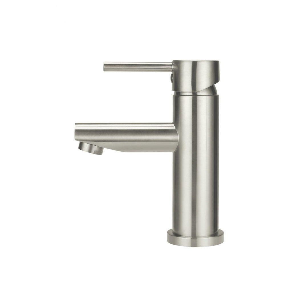 Round Basin Mixer - Brushed Nickel
