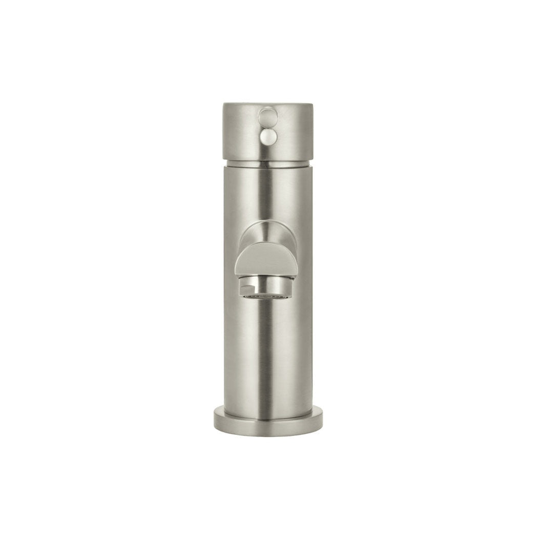 Round Basin Mixer - Brushed Nickel