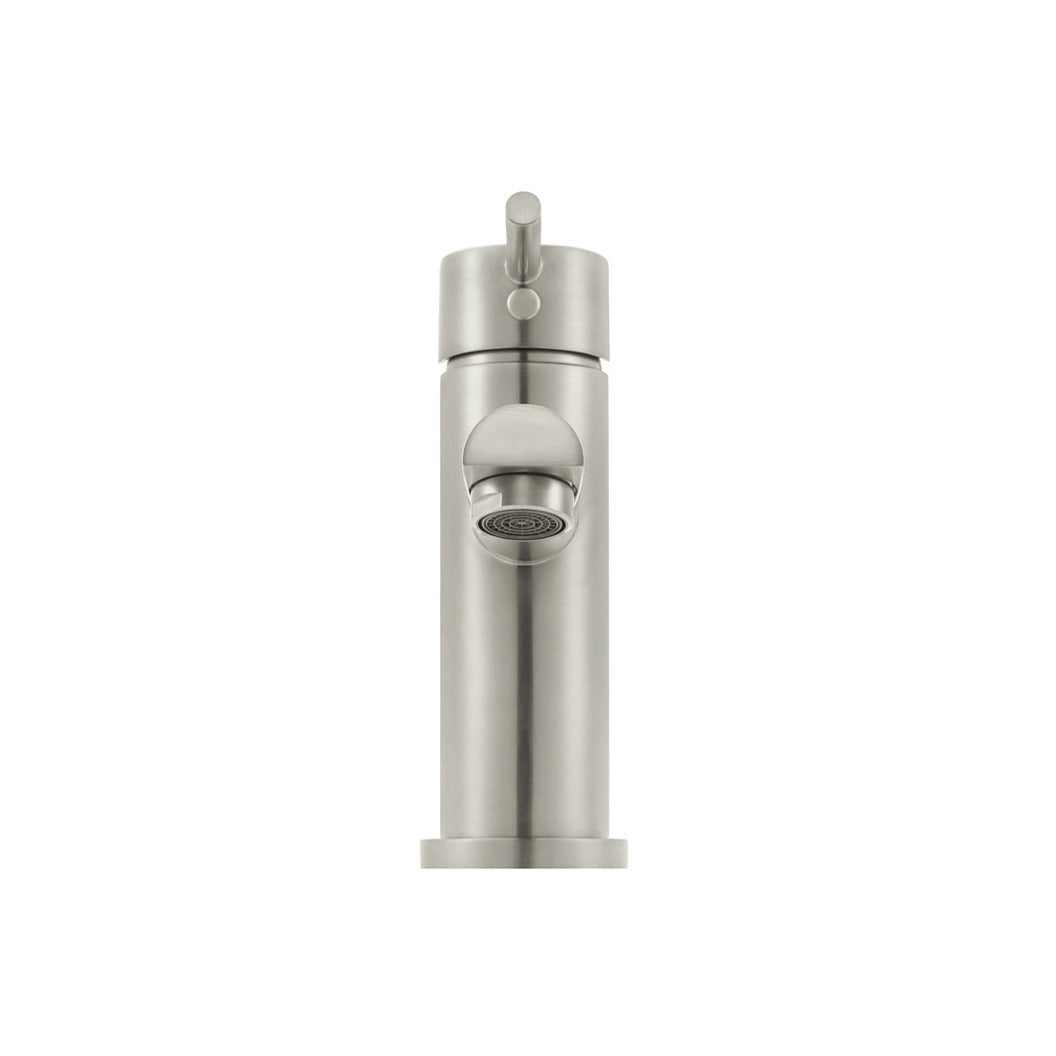 Round Basin Mixer - Brushed Nickel