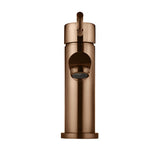 Round Basin Mixer - Lustre Bronze