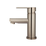 Round Paddle Basin Mixer in Matte Black - full product view