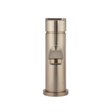 Round Paddle Basin Mixer - Champagne