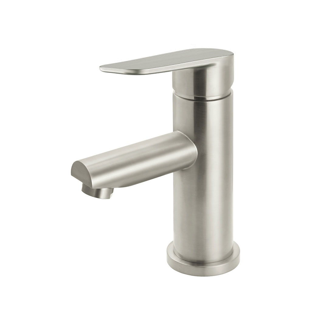 Round Paddle Basin Mixer in Matte Black - rear mounting detail (14 of 29)
