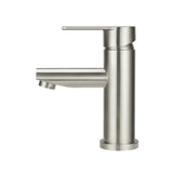 Round Paddle Basin Mixer - Brushed Nickel