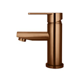 Round Paddle Basin Mixer in Matte Black - rear mounting detail (22 of 29)