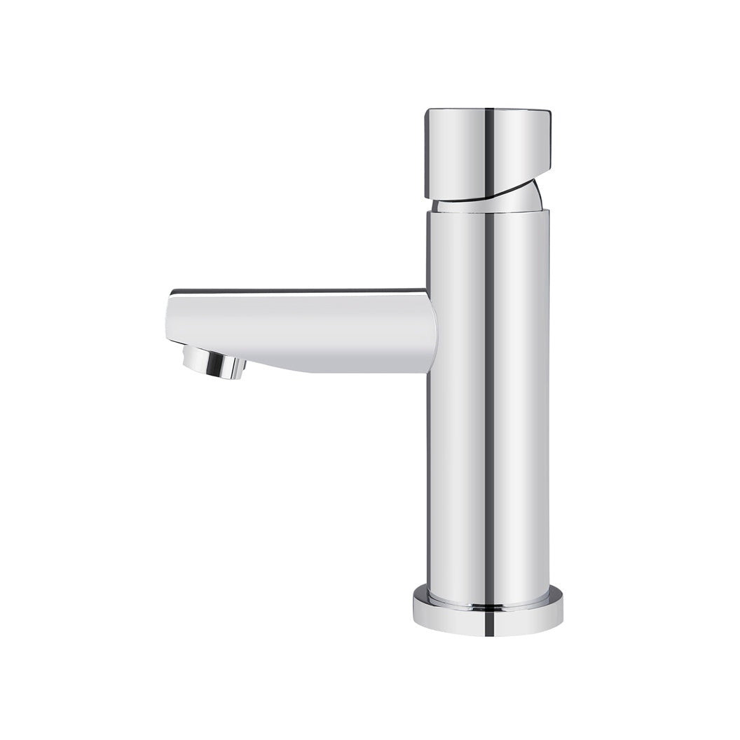 Round Pinless Basin Mixer - Polished Chrome