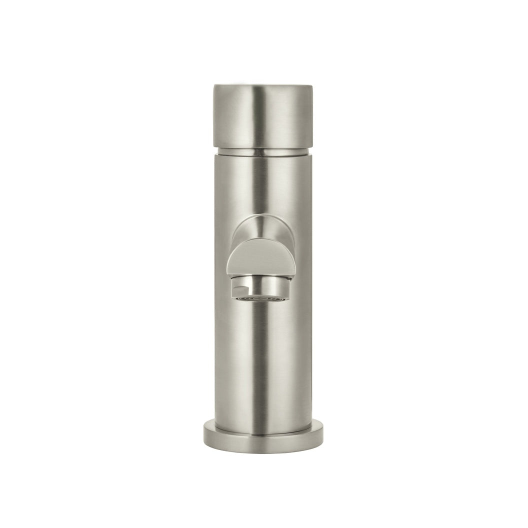 Round Pinless Basin Mixer - Brushed Nickel