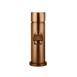 Round Pinless Basin Mixer - Lustre Bronze