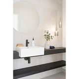 Round Pinless Basin Mixer - Shadow