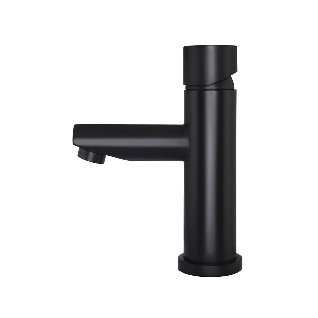 Round Pinless Basin Mixer - Matte Black