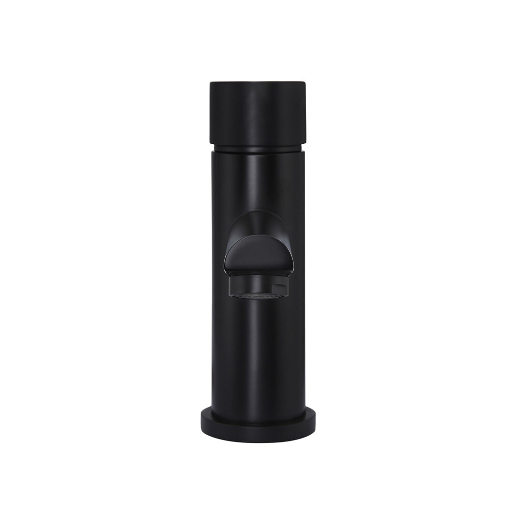 Round Pinless Basin Mixer - Matte Black