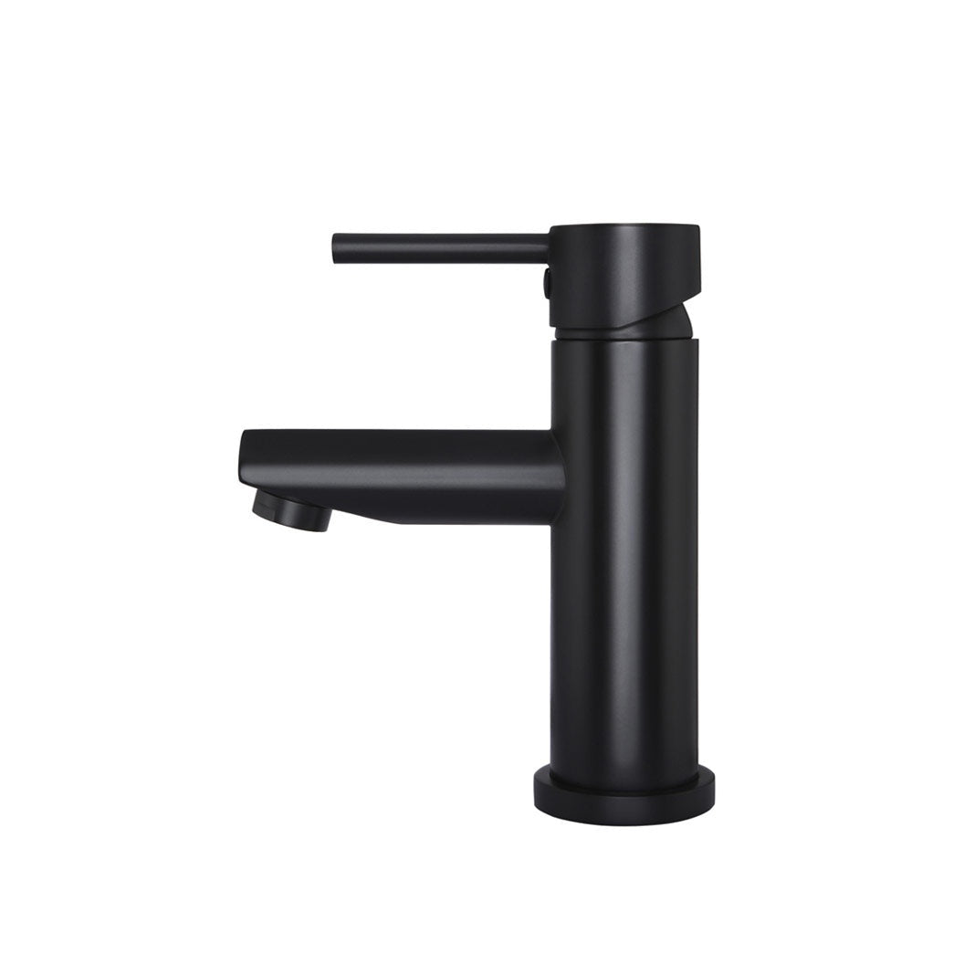 Round Basin Mixer - Matte Black