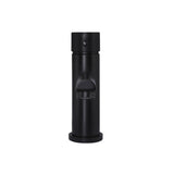 Round Basin Mixer in Matte Black - close-up detail view
