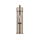 Round Basin Mixer Curved - Champagne
