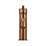Round Basin Mixer Curved - Lustre Bronze