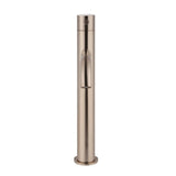 Piccola Tall Basin Mixer Tap with 130mm Spout in Matte Black - angled product view (10 of 30)