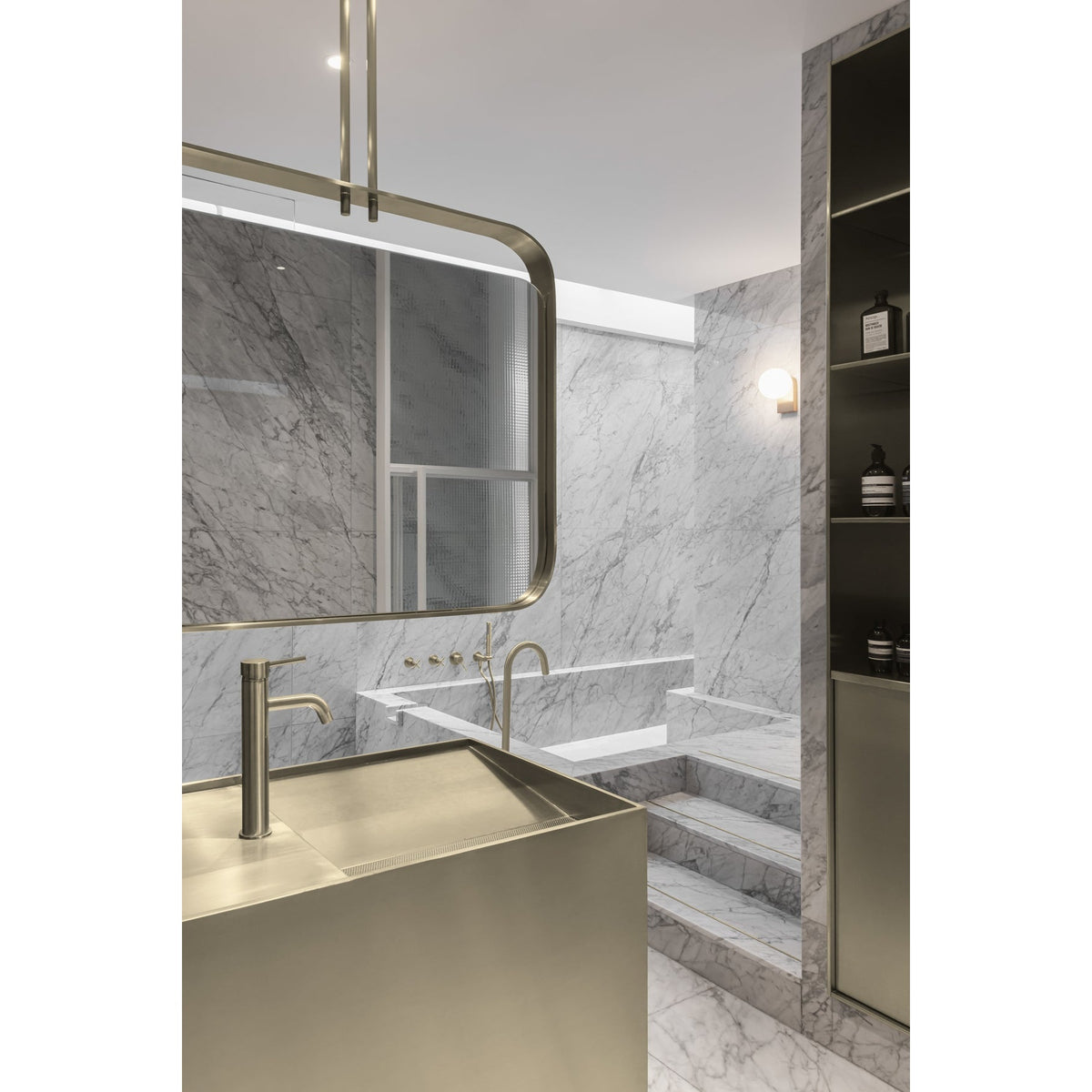 Piccola Tall Basin Mixer Tap with 130mm Spout in Matte Black - rear mounting detail (14 of 30)