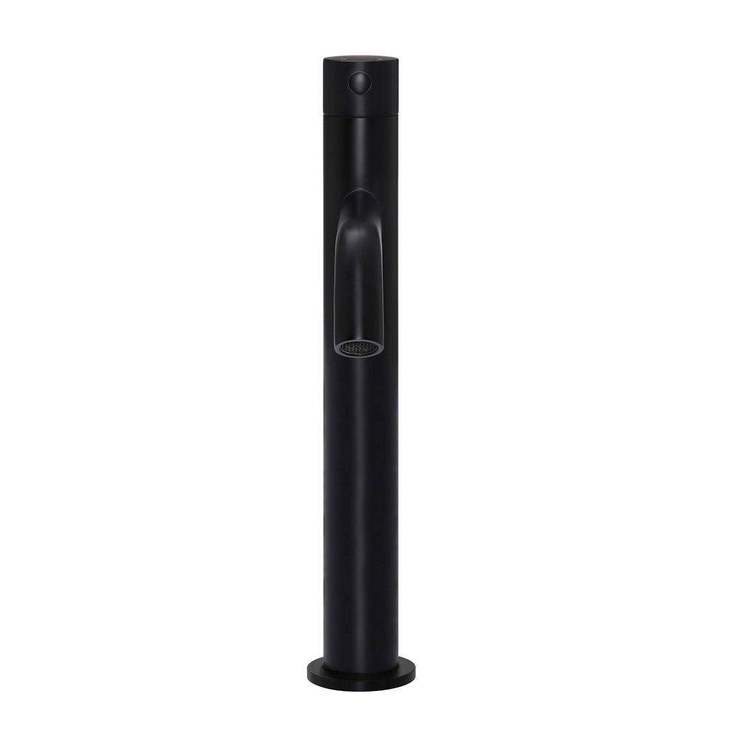 Piccola Tall Basin Mixer Tap with 130mm Spout - Matte Black