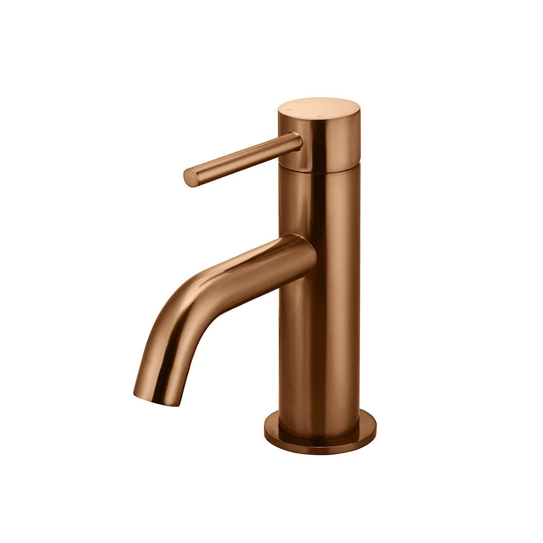 Piccola Basin Mixer Tap - Lustre Bronze
