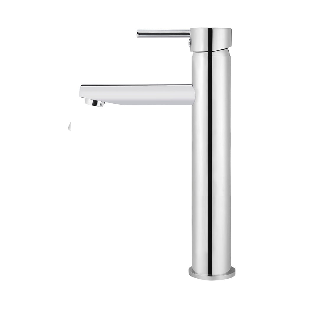 Round Tall Basin Mixer in Matte Black - angled product view (10 of 34)