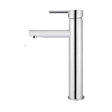 Round Tall Basin Mixer - Polished Chrome
