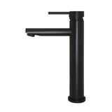 Round Tall Basin Mixer - Matte Black