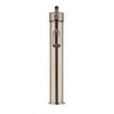 Round Tall Curved Basin Mixer - Champagne