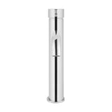 Round Tall Curved Basin Mixer - Polished Chrome