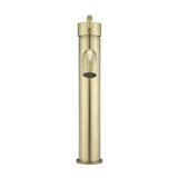 Round Tall Curved Basin Mixer - Tiger Bronze