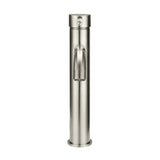 Round Tall Curved Basin Mixer - Brushed Nickel