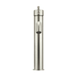 Round Tall Curved Basin Mixer - Brushed Nickel
