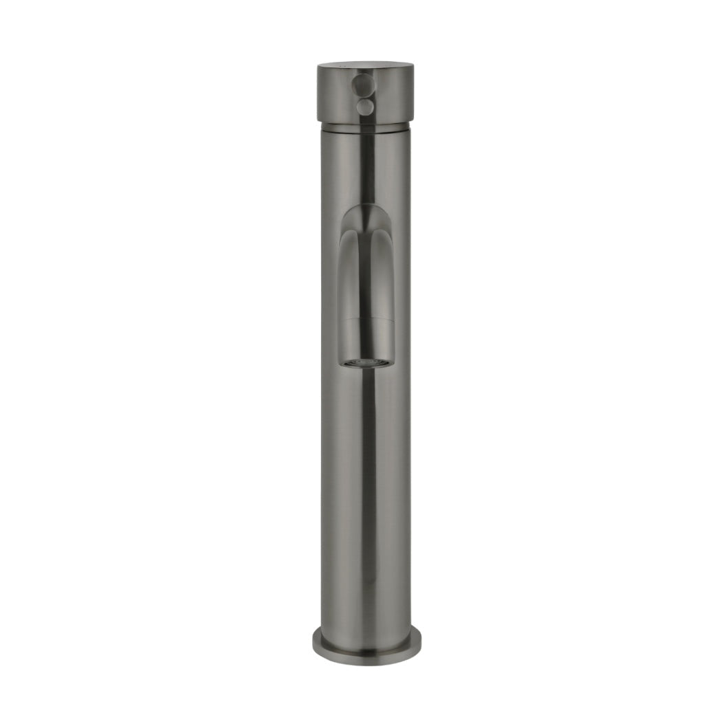 Round Tall Curved Basin Mixer - Shadow