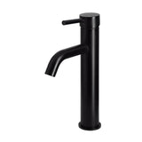 Round Tall Curved Basin Mixer