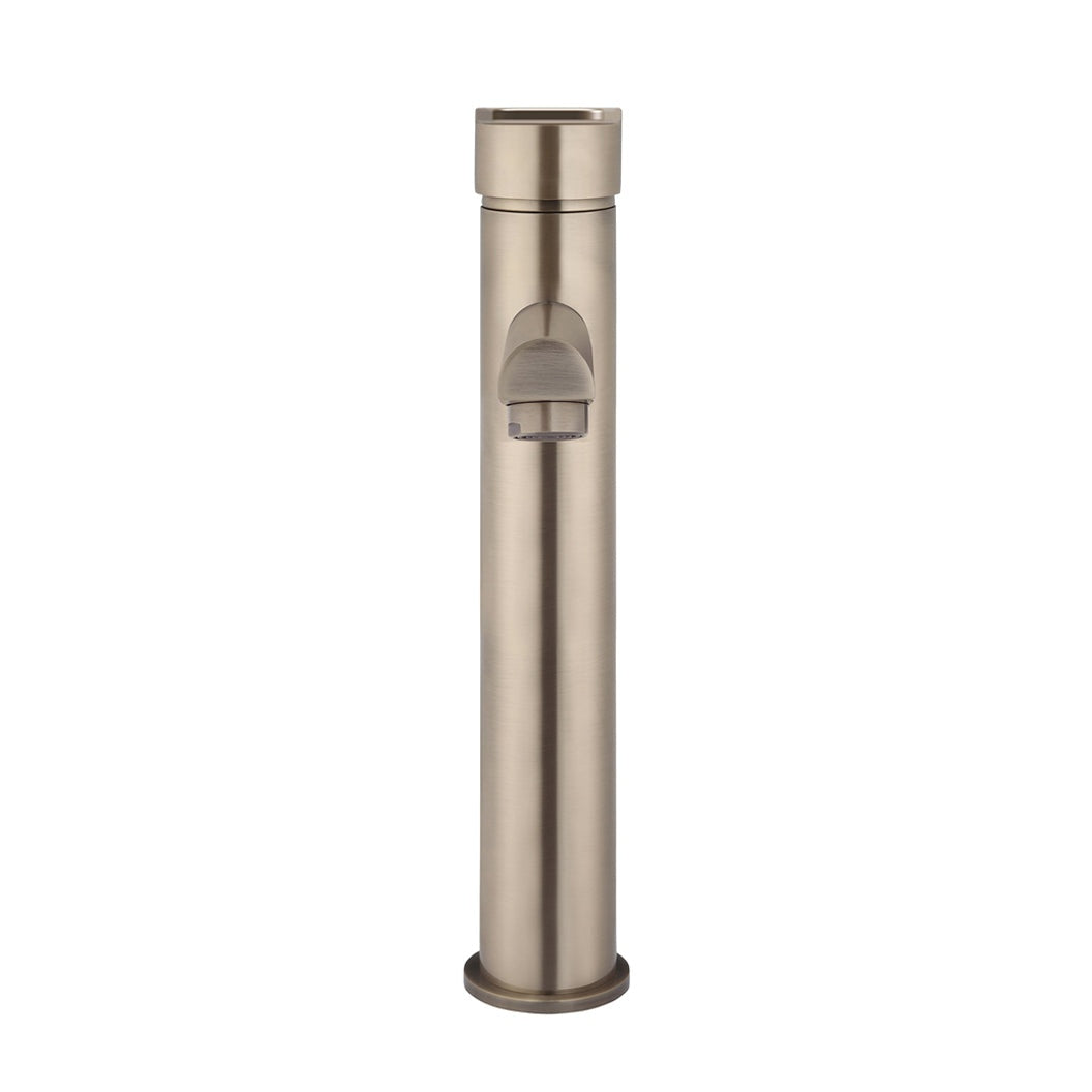 Round Paddle Tall Basin Mixer in Matte Black - front view (9 of 28)