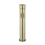 Round Paddle Tall Basin Mixer - Tiger Bronze