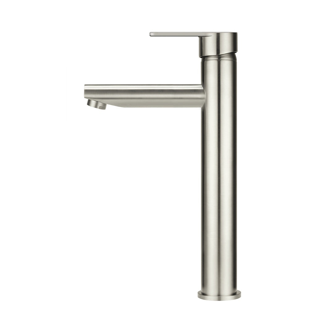 Round Paddle Tall Basin Mixer in Matte Black - rear mounting detail (14 of 28)