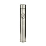 Round Paddle Tall Basin Mixer in Matte Black - finish and profile close-up (15 of 28)