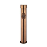 Round Paddle Tall Basin Mixer - Lustre Bronze