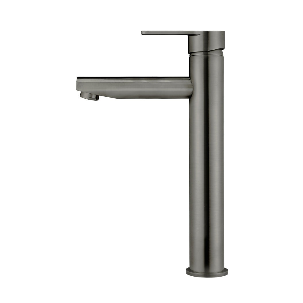 Round Paddle Tall Basin Mixer - Shadow