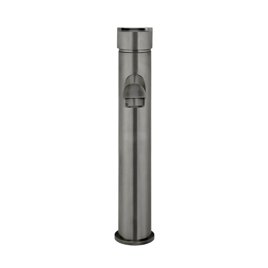 Round Paddle Tall Basin Mixer in Matte Black - close-up detail view (27 of 28)