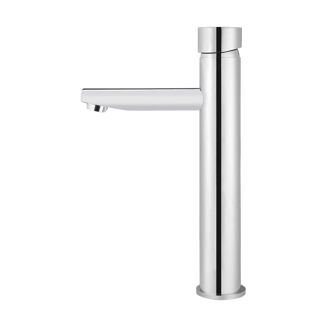 Round Pinless Tall Basin Mixer in Matte Black - alternative product view