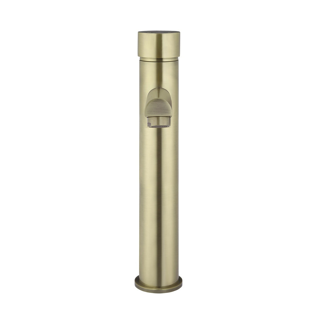 Round Pinless Tall Basin Mixer - Tiger Bronze