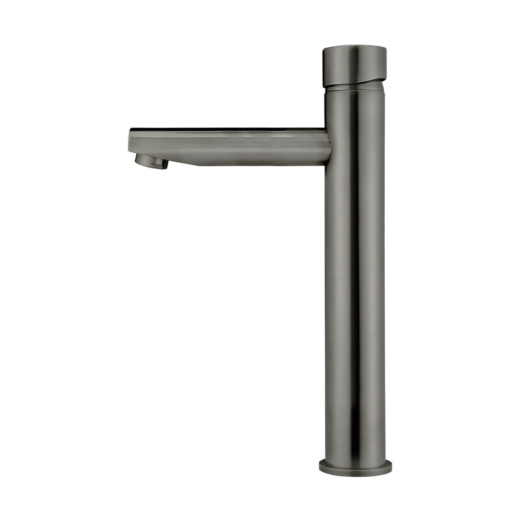 Round Pinless Tall Basin Mixer - Shadow