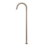 Round Freestanding Bath Spout - Champagne